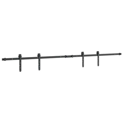 vidaXL Kit de porte d'armoire coulissante 183 cm acier au carbone