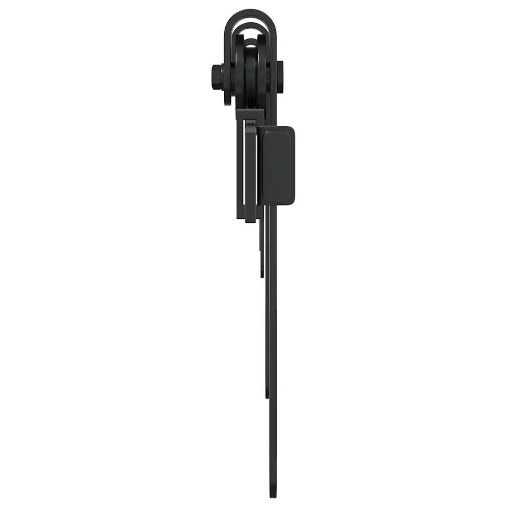 vidaXL Kit de porte d'armoire coulissante 183 cm acier au carbone