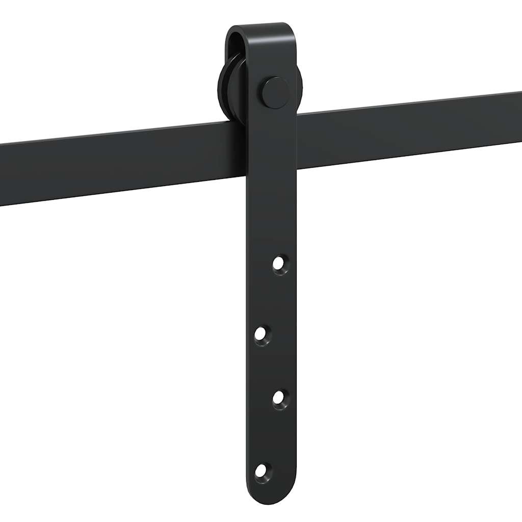vidaXL Kit de porte d'armoire coulissante 183 cm acier au carbone