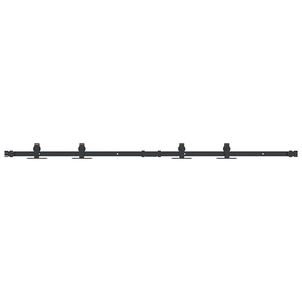 vidaXL Kit de porte d'armoire coulissante 152,5 cm acier au carbone