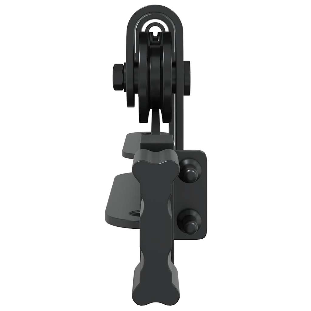vidaXL Kit de porte d'armoire coulissante 152,5 cm acier au carbone
