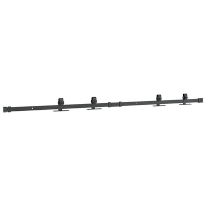 vidaXL Kit de porte d'armoire coulissante 152,5 cm acier au carbone