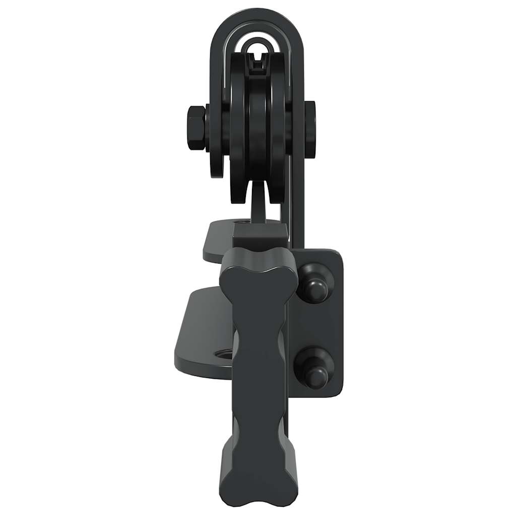 vidaXL Kit de porte d'armoire coulissante 183 cm acier au carbone