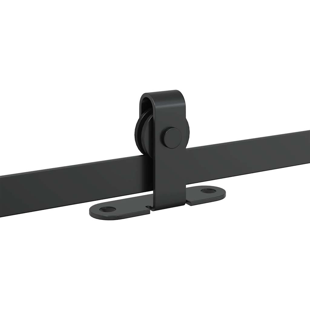 vidaXL Kit de porte d'armoire coulissante 183 cm acier au carbone