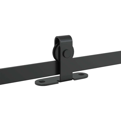 vidaXL Kit de porte d'armoire coulissante 183 cm acier au carbone