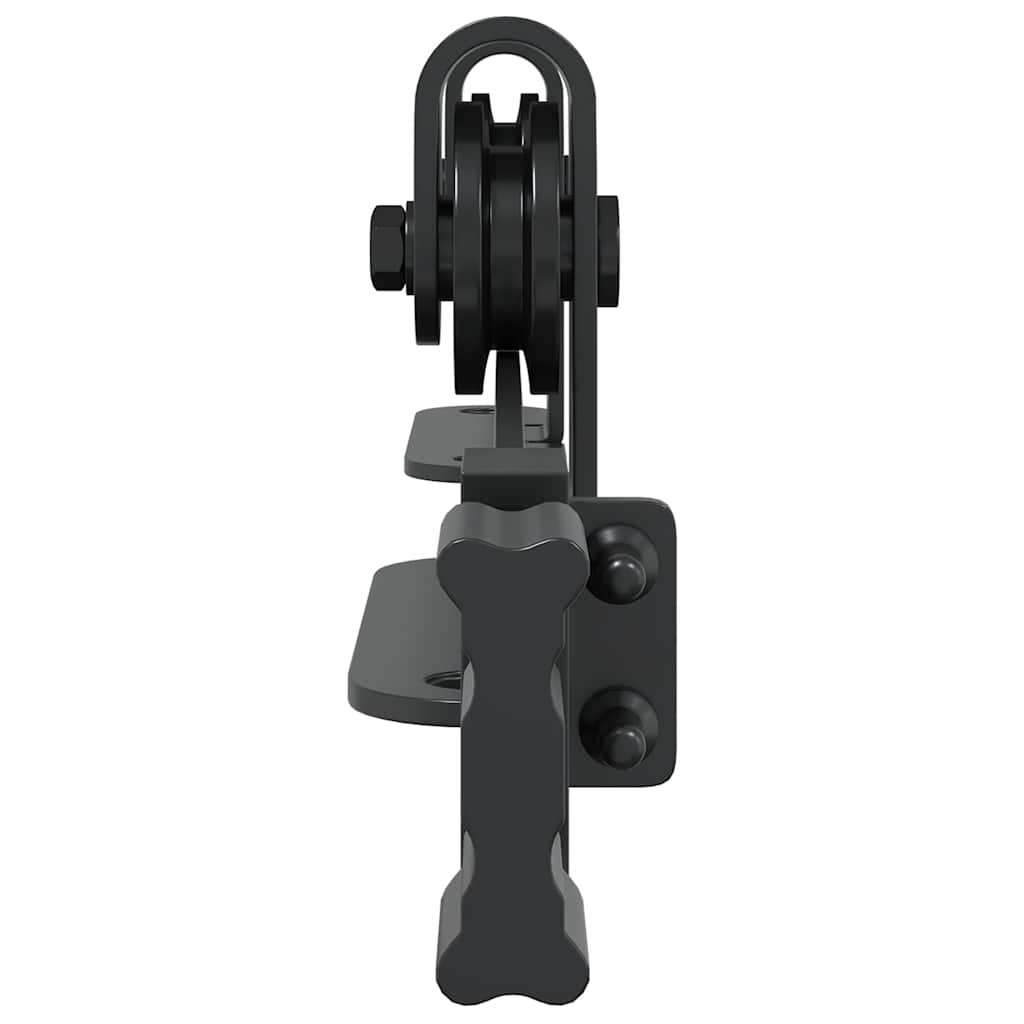 vidaXL Kit de porte d'armoire coulissante 213 cm acier au carbone