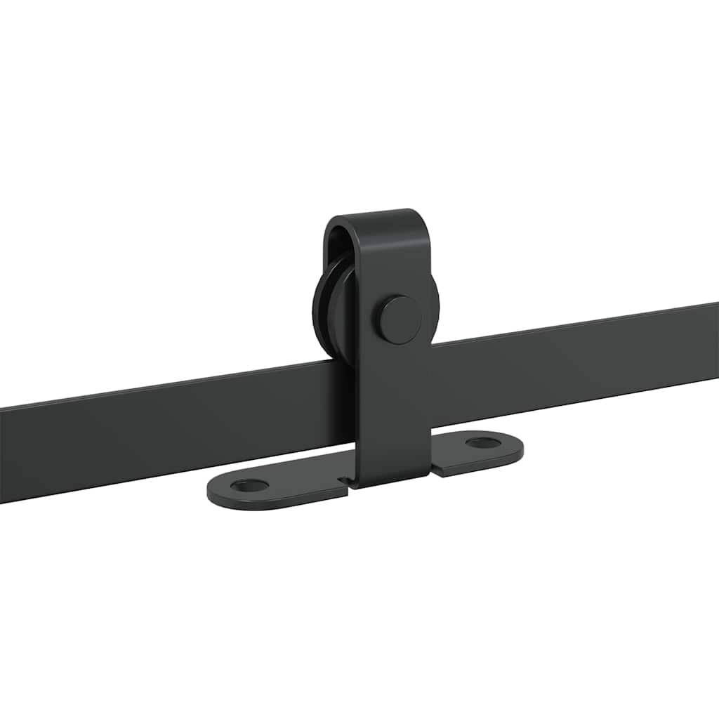 vidaXL Kit de porte d'armoire coulissante 213 cm acier au carbone