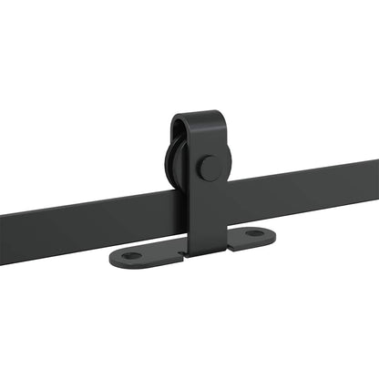 vidaXL Kit de porte d'armoire coulissante 213 cm acier au carbone