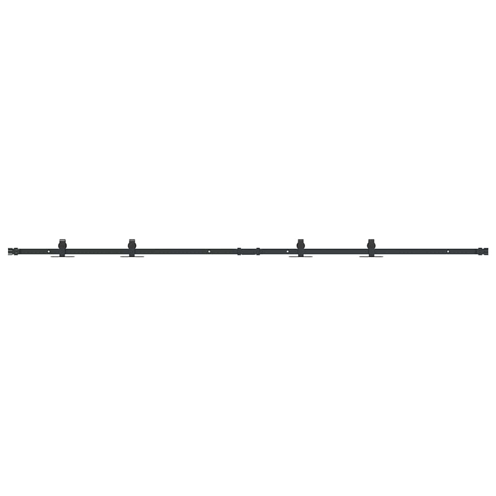vidaXL Kit de porte d'armoire coulissante 213 cm acier au carbone