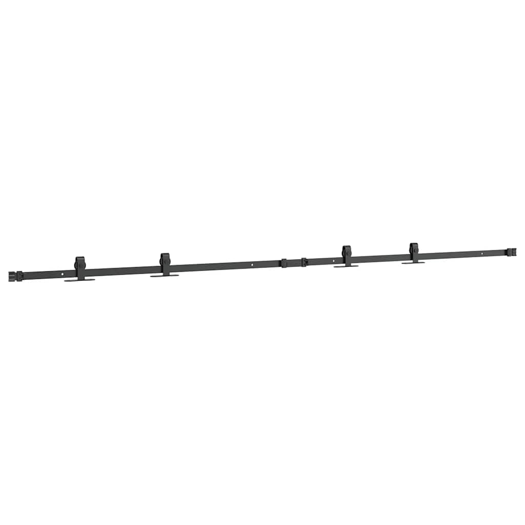 vidaXL Kit de porte d'armoire coulissante 213 cm acier au carbone