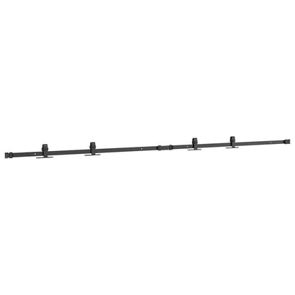 vidaXL Kit de porte d'armoire coulissante 213 cm acier au carbone