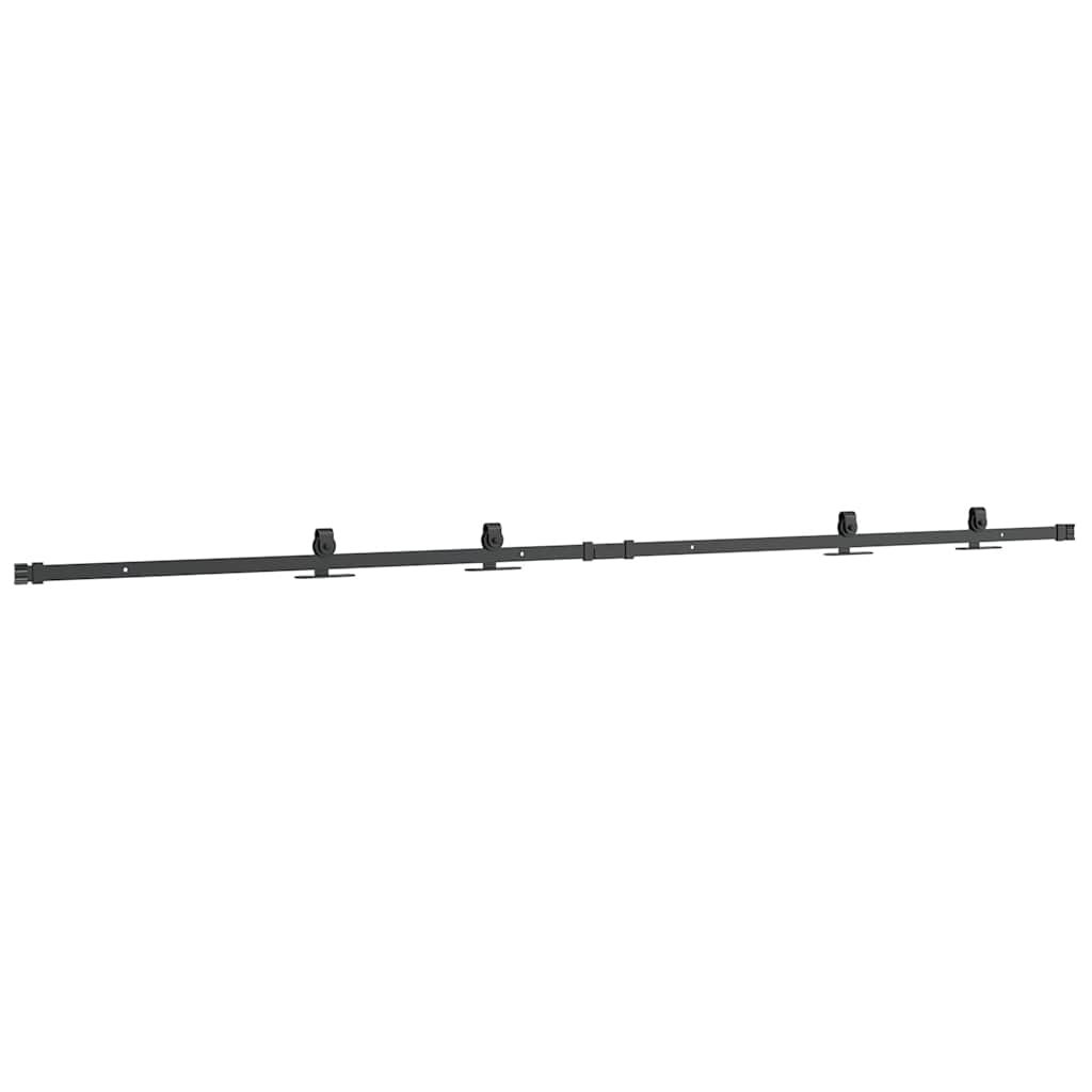 vidaXL Kit de porte d'armoire coulissante 213 cm acier au carbone