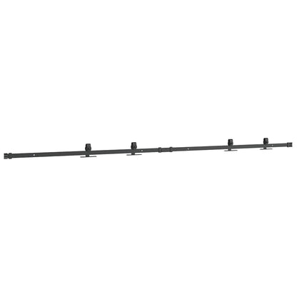 vidaXL Kit de porte d'armoire coulissante 213 cm acier au carbone