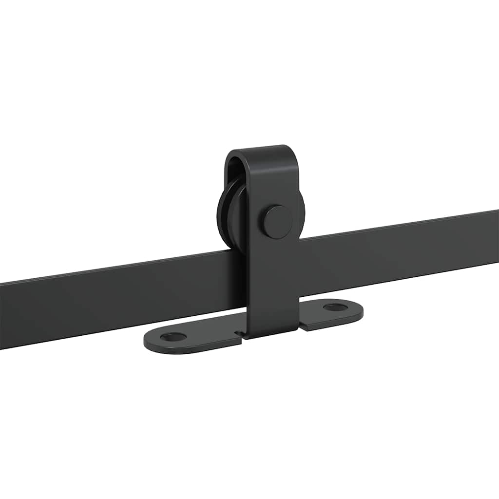 vidaXL Kit de porte d'armoire coulissante 213 cm acier au carbone