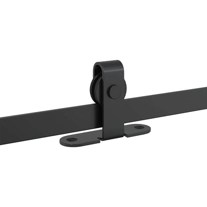 vidaXL Kit de porte d'armoire coulissante 213 cm acier au carbone