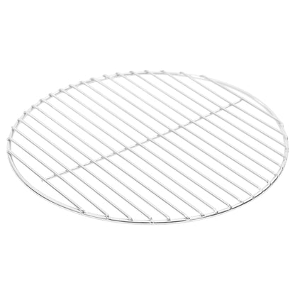 vidaXL Grille de barbecue ronde Ø37 cm Acier inoxydable 304