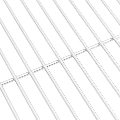vidaXL Grille de barbecue ronde Ø37 cm Acier inoxydable 304