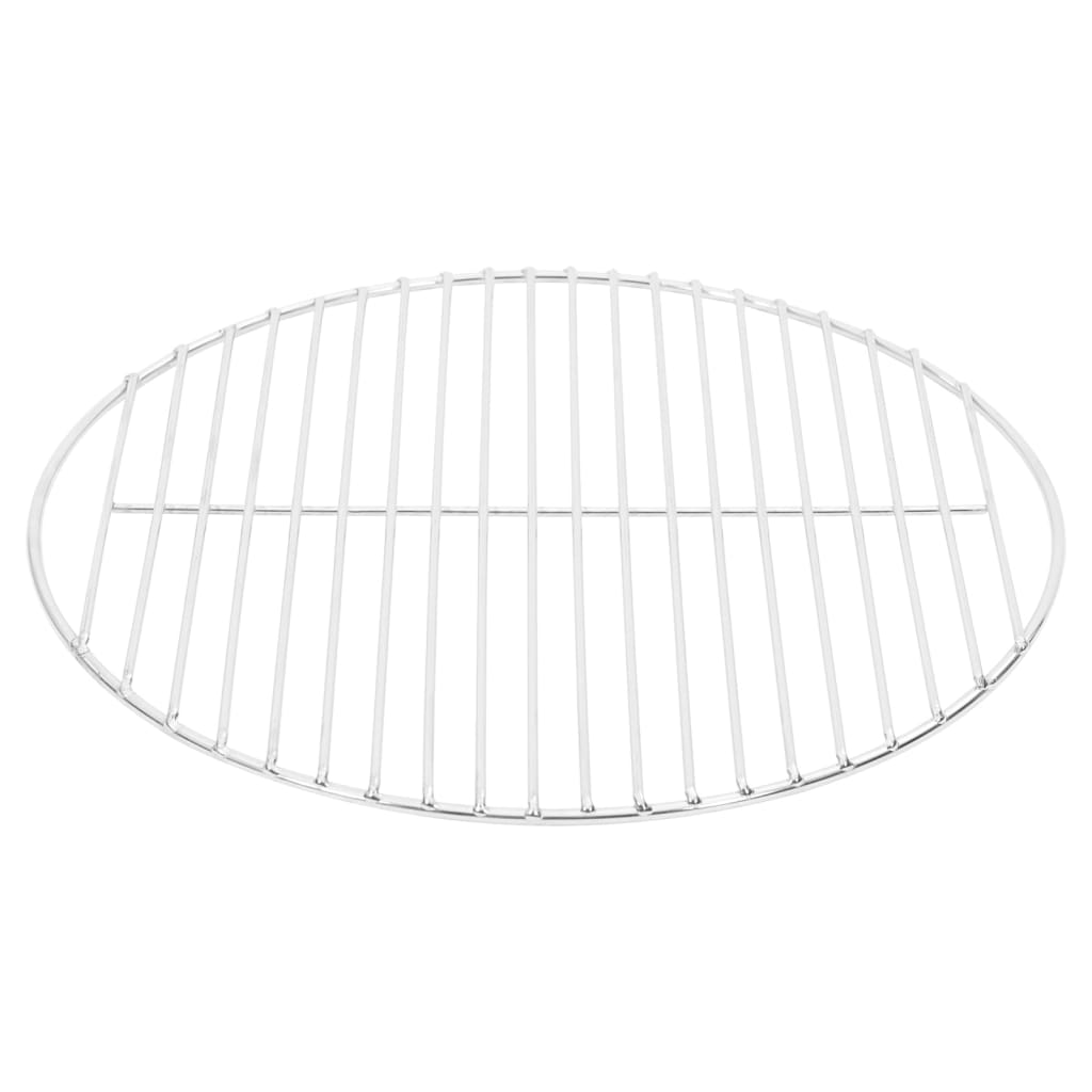 vidaXL Grille de barbecue ronde Ø40 cm acier inoxydable 304