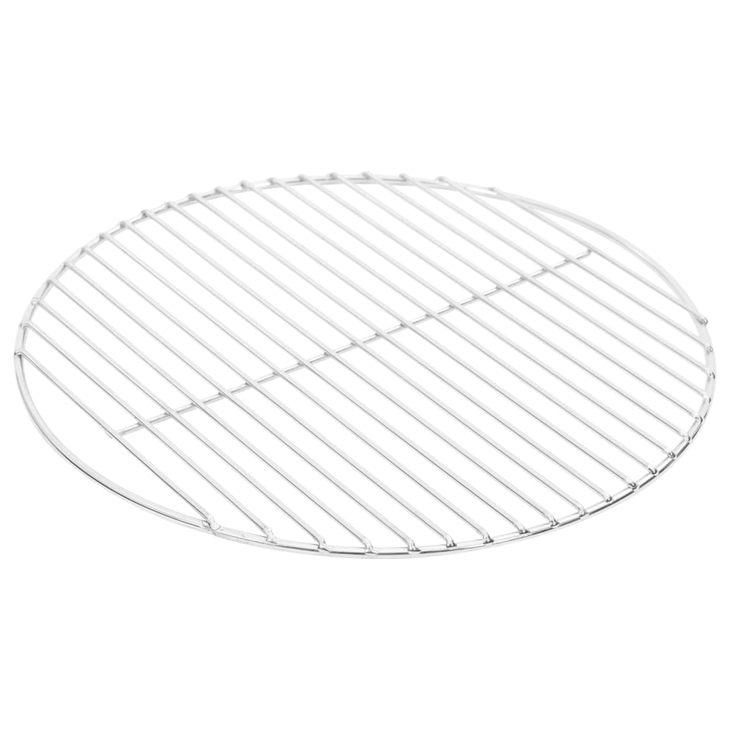 vidaXL Grille de barbecue ronde Ø40 cm acier inoxydable 304