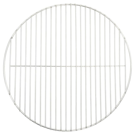 vidaXL Grille de barbecue ronde Ø47 cm acier inoxydable 304