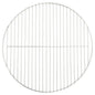 vidaXL Grille de barbecue ronde Ø47 cm acier inoxydable 304