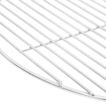 vidaXL Grille de barbecue ronde Ø47 cm acier inoxydable 304