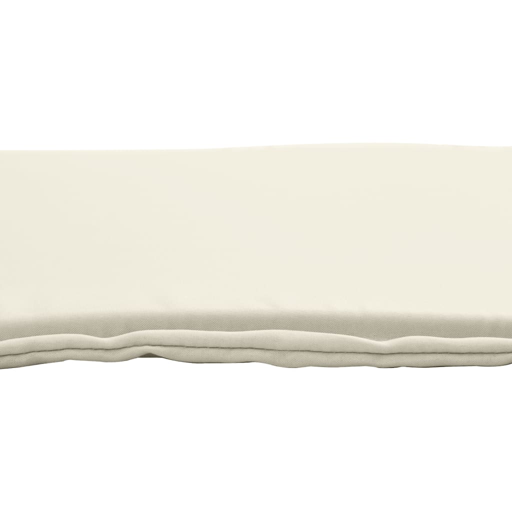 vidaXL Coussins de siège de jardin lot de 2 crème 45x45x2 cm carré