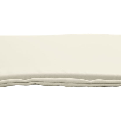 vidaXL Coussins de siège de jardin lot de 2 crème 45x45x2 cm carré