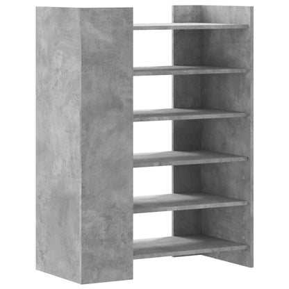 vidaXL Armoire à chaussures gris béton 74,5x37,5x100 cm