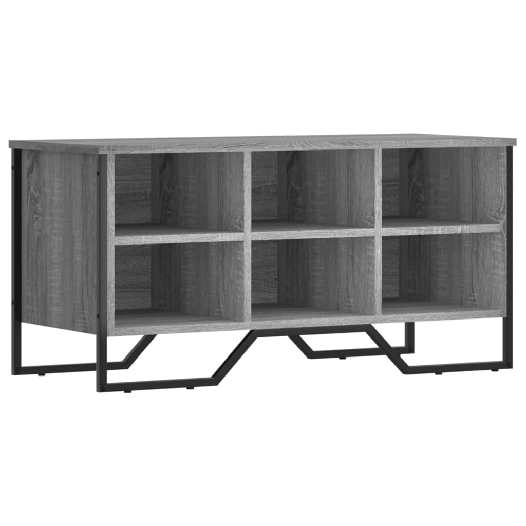 vidaXL Armoire à chaussures sonoma gris 90x38x45,5cm bois d'ingénierie