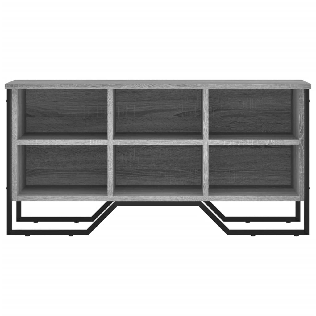 vidaXL Armoire à chaussures sonoma gris 90x38x45,5cm bois d'ingénierie