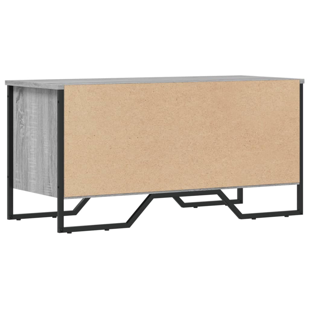 vidaXL Armoire à chaussures sonoma gris 90x38x45,5cm bois d'ingénierie