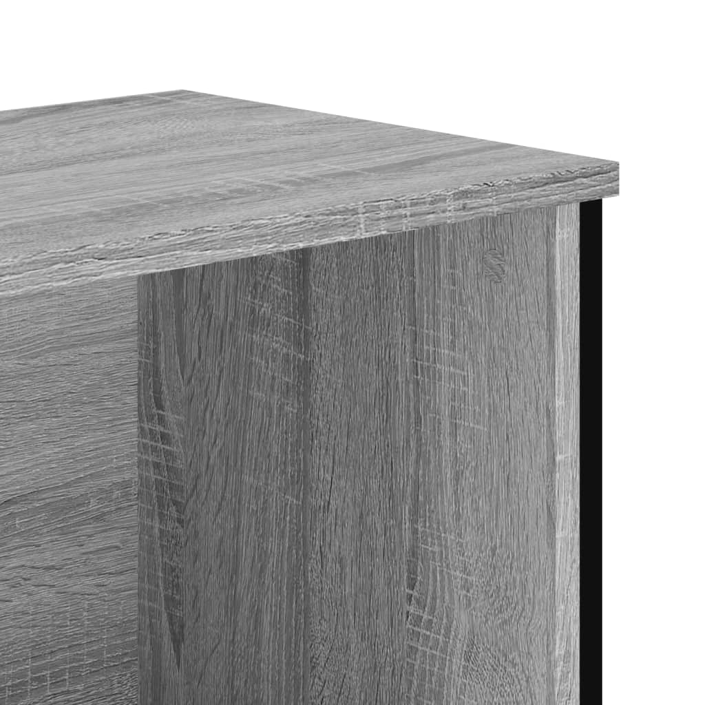 vidaXL Armoire à chaussures sonoma gris 90x38x45,5cm bois d'ingénierie