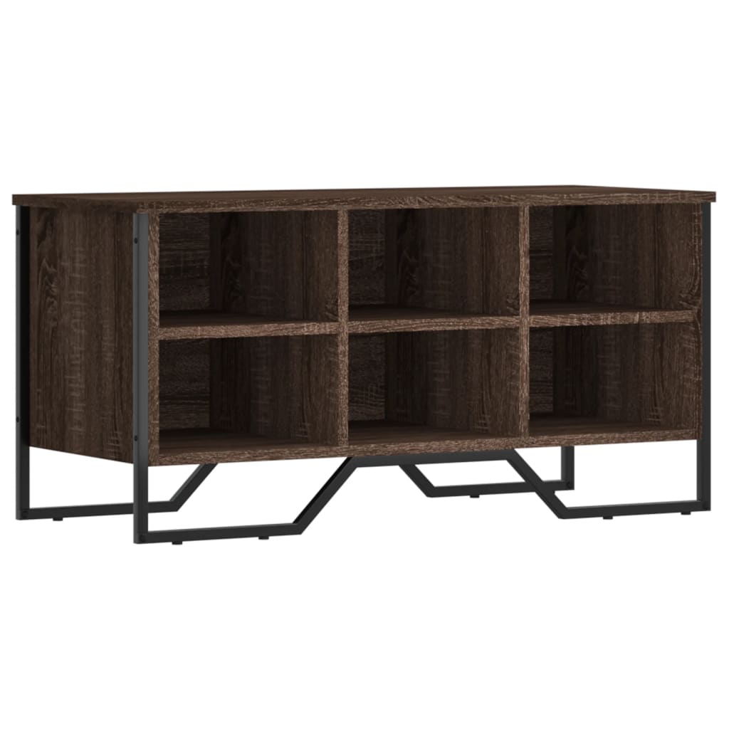 vidaXL Armoire à chaussures chêne marron 90x38x45,5 cm bois ingénierie
