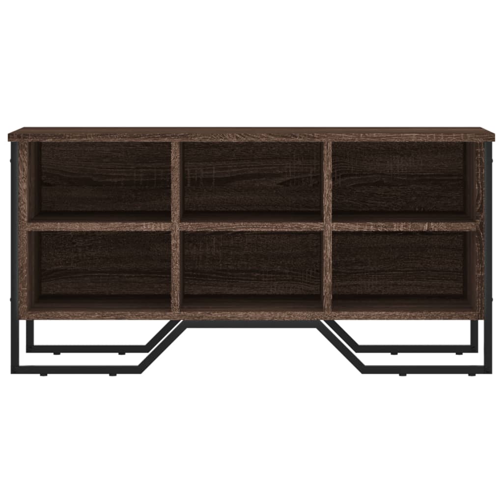 vidaXL Armoire à chaussures chêne marron 90x38x45,5 cm bois ingénierie
