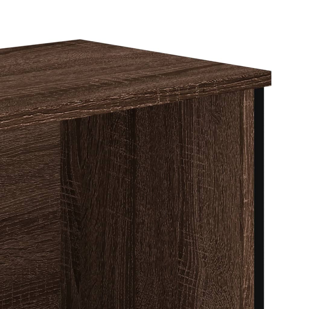 vidaXL Armoire à chaussures chêne marron 90x38x45,5 cm bois ingénierie