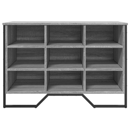 vidaXL Armoire à chaussures sonoma gris 90x38x61,5cm bois d'ingénierie