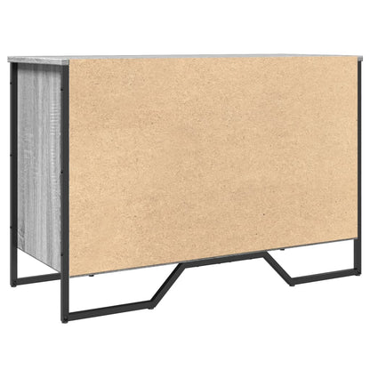 vidaXL Armoire à chaussures sonoma gris 90x38x61,5cm bois d'ingénierie
