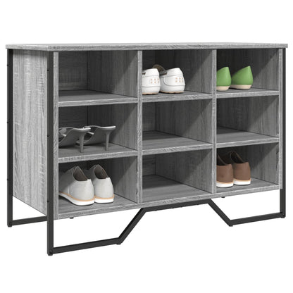 vidaXL Armoire à chaussures sonoma gris 90x38x61,5cm bois d'ingénierie