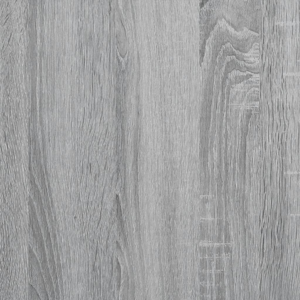 vidaXL Armoire sonoma gris 90x50x180 cm bois d'ingénierie