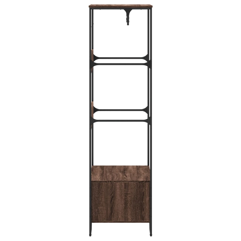 vidaXL Armoire chêne marron 90x50x180 cm bois d'ingénierie