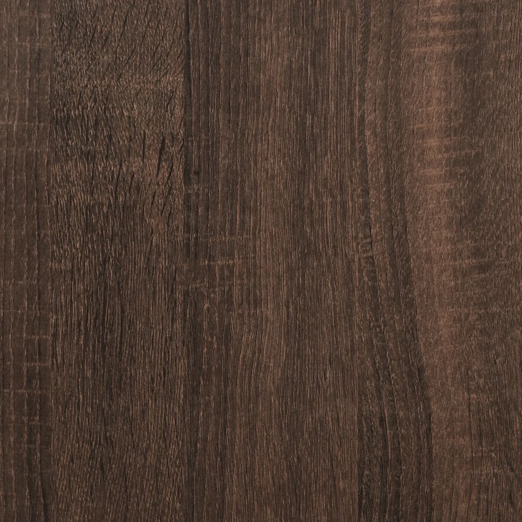 vidaXL Armoire chêne marron 90x50x180 cm bois d'ingénierie