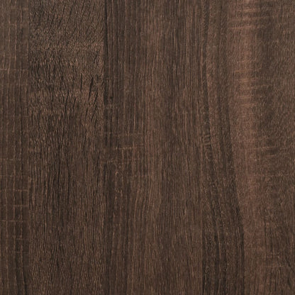 vidaXL Armoire chêne marron 90x50x180 cm bois d'ingénierie
