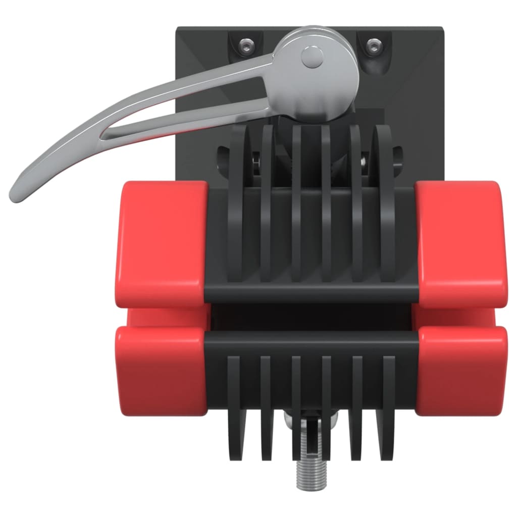 vidaXL Support mural pour réparation de vélo pliable rouge et noir