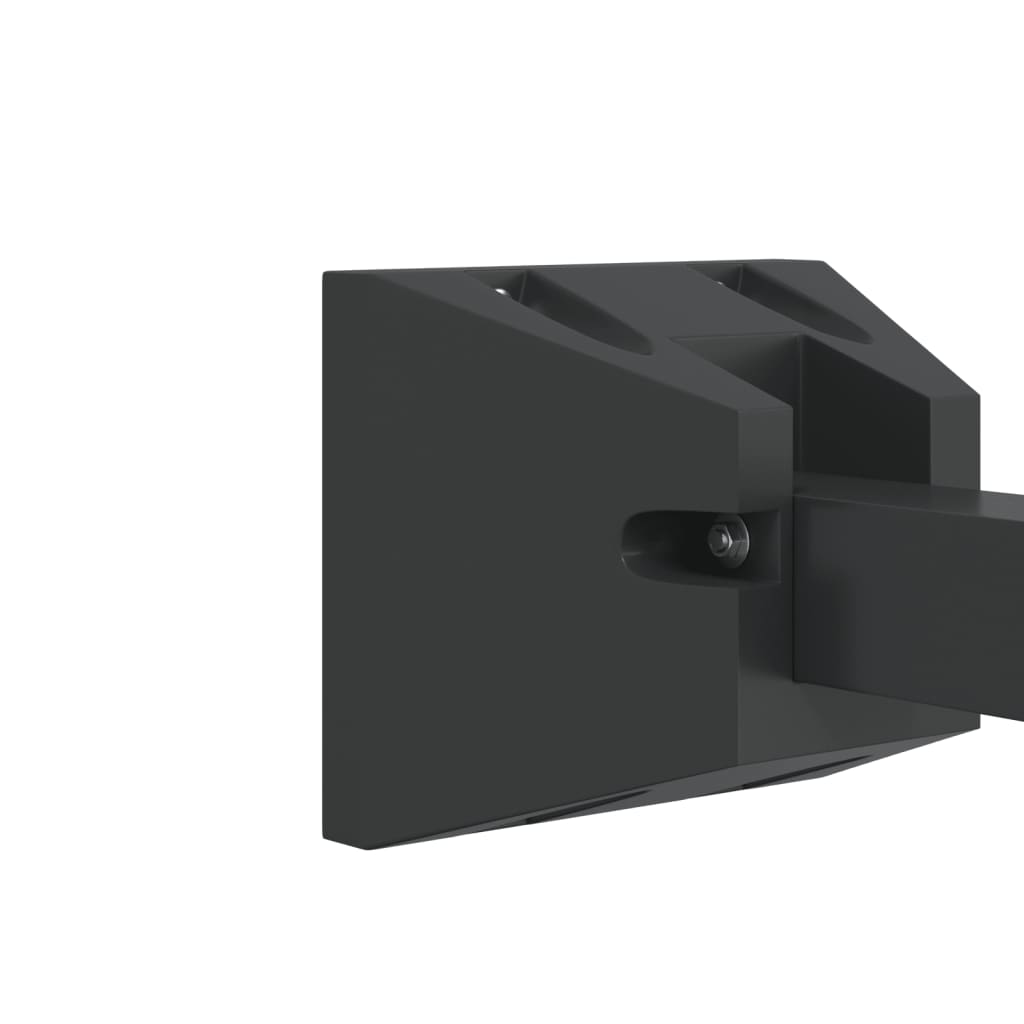 vidaXL Support mural pour réparation de vélo pliable rouge et noir