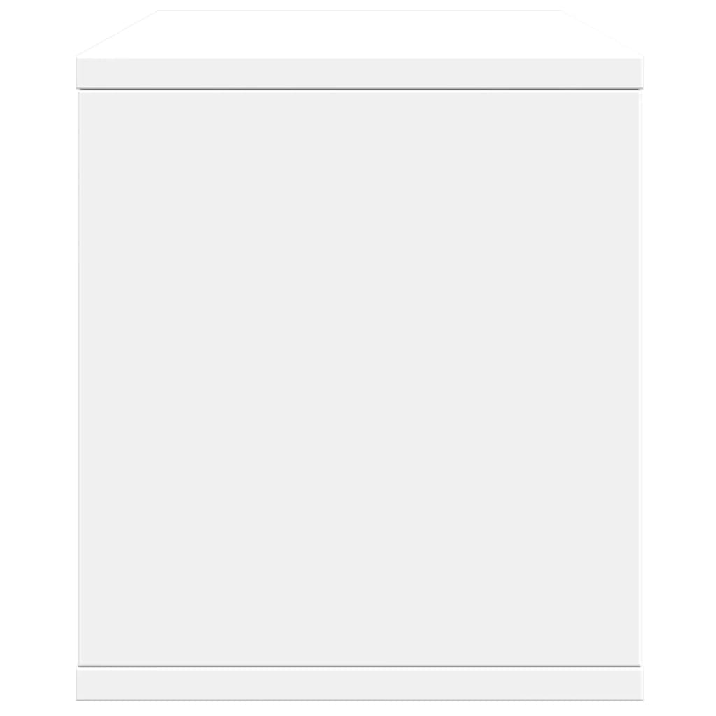 vidaXL Organisateur de bureau blanc 36x26x29,5 cm bois d'ingénierie