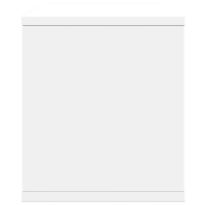 vidaXL Organisateur de bureau blanc 36x26x29,5 cm bois d'ingénierie