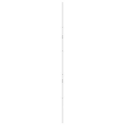 vidaXL Porte de grange blanc 80x208 cm bois massif de pin