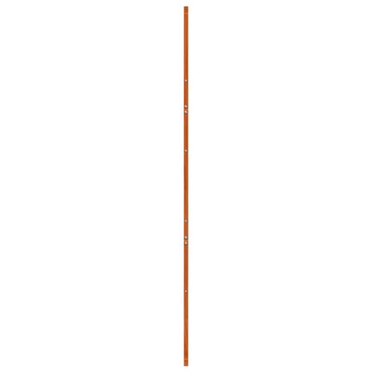 vidaXL Porte de grange marron cire 80x208 cm bois massif de pin