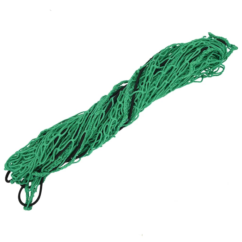 vidaXL Filet pour remorque avec corde élastique vert 2,1x1,25 m PP